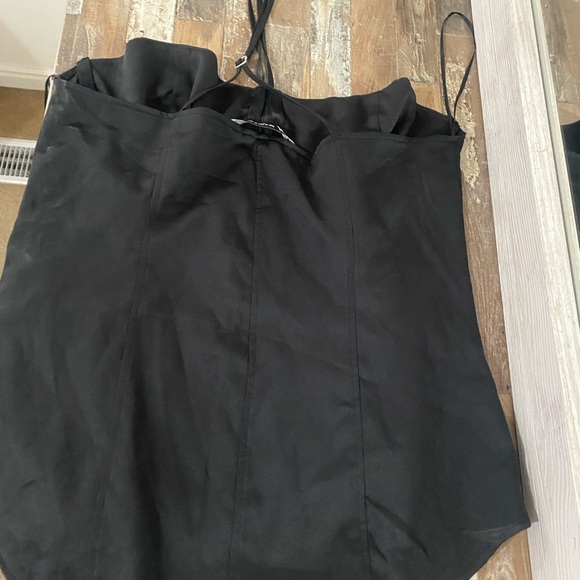 Zara Black Corset Bodysuit. - Picture 8 of 11